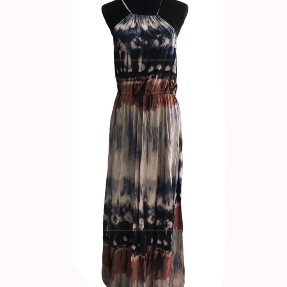 Earthbound tie dye sleeveless maxi dress size xl